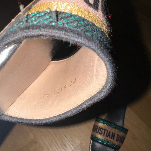 Dior Women’s Dway Embroidered Slides - Picture 4 of 4